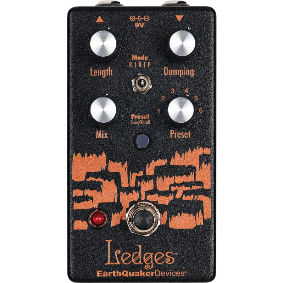 EarthQuaker Devices Ledges Black Amber EQD リバーブ/限定カラー