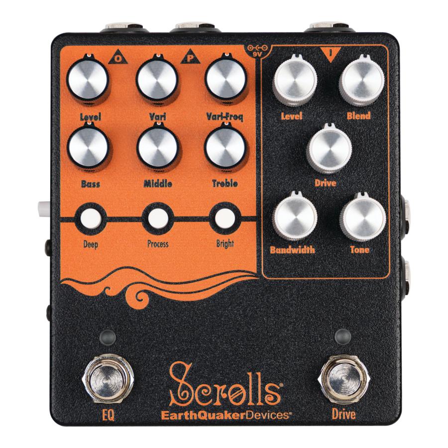 EarthQuaker Devices Scrolls EQD 中尾憲太郎シグネチャー ベース プリアンプ/オーバードライブ | 