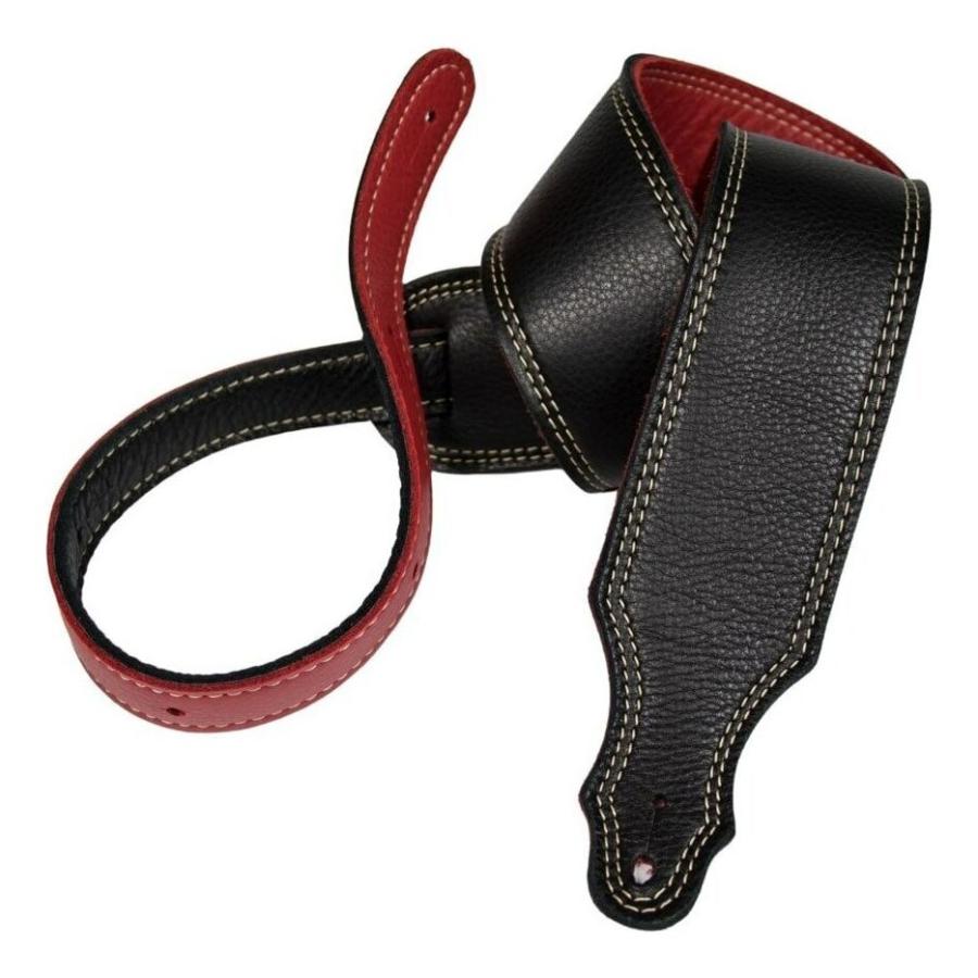 Franklin 12B-BKR-N 本革 ギターストラップ レザー ストラップ Reversible Guitar Strap