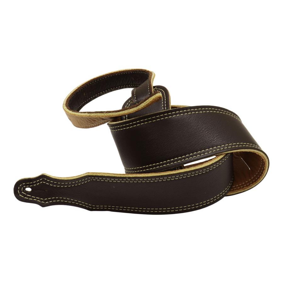 Franklin 12B-CHG-N 本革 ギターストラップ レザー ストラップ Reversible Guitar Strap