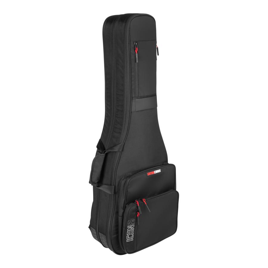 GATOR CASES GATOR G-ICONTTBASS-BLK エレキベース2本用 ギグバッグ
