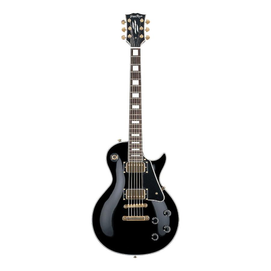 GrassRoots G-LP-60C Black グラスルーツ レスポール カスタム タイプ