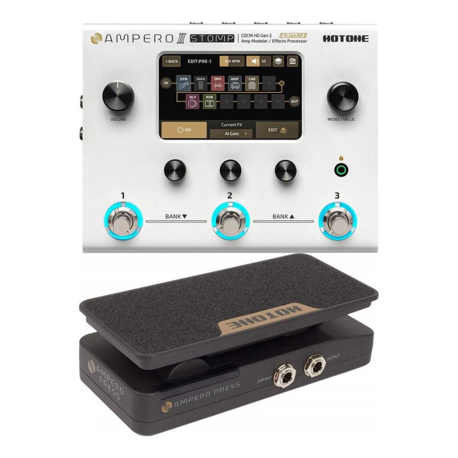 HOTONE AMPERO II STOMP + Ampero Press アンプ・モデラー / マルチ