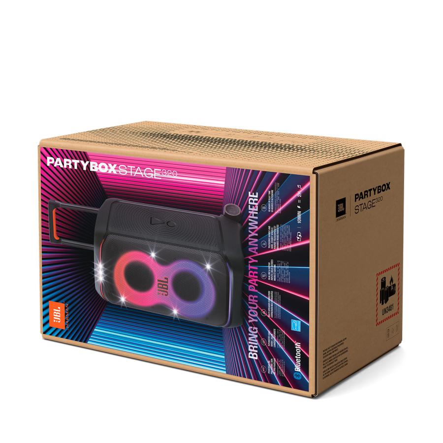 ロ*ェ様 JBL PartyBox Stage 320スピーカー 2台セット JBL（ジェイビーエル） JBL PartyBox Stage 320 ライティング機能搭載