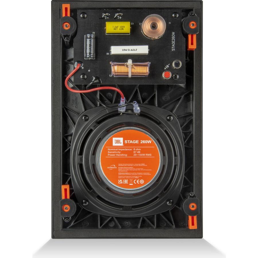 JBL Stage 260W ホワイト (1本) 2ウェイ 壁埋め込み スピーカー JBL Stage 260W ホワイト (1本) 2ウェイ 壁埋め込み スピーカー