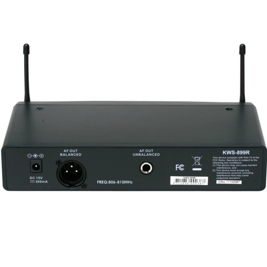 【親機未開封】ワイヤレスマイクシステムKWS-899 K.W.S KWS-899H/H KIKUTANI ワイヤレスシステム ハンドヘルド(ハンド