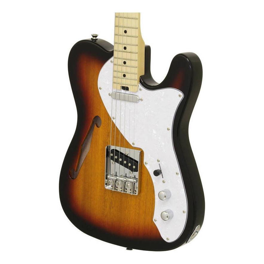 Legend LTE-69TL 3TS(3-Tone Sunburst) セミホロウボディ