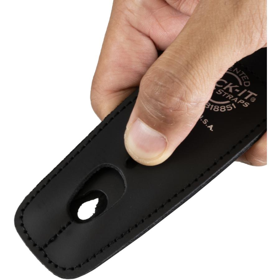 LOCK-IT LIS 009 P2-SLCHK ポリプロ Silver/Black ストラップピン