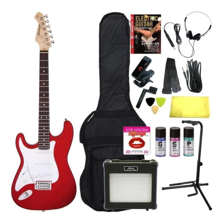 Legend LST-Z/L/H CA(Candy Apple Red)/完璧16点セット/ARIA 6Wアンプ