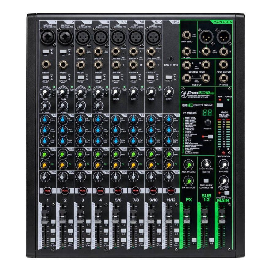 Mackie ProFX12v3 12ch エフェクト/USB内蔵 プロフェッショナル 