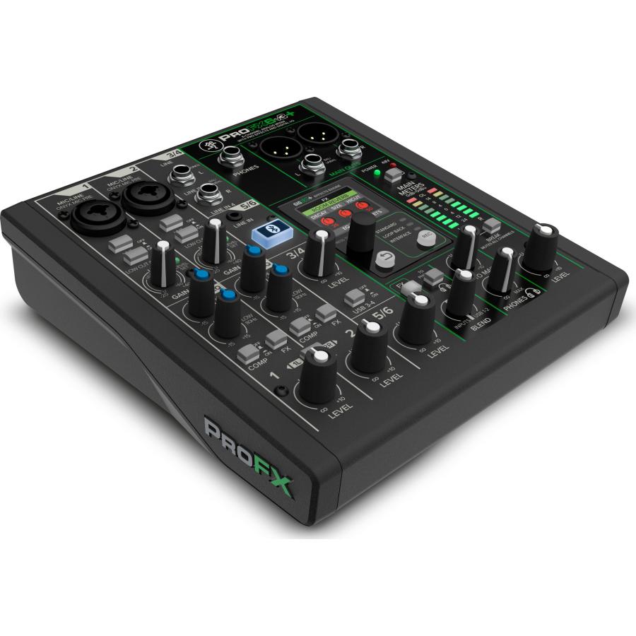 Mackie ProFX6v3+ 6チャンネルアナログミキサー with Enhanced FX/USB 
