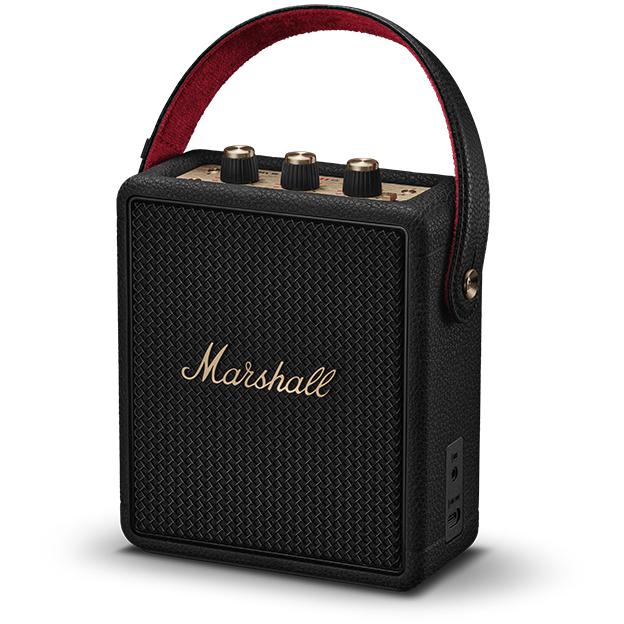美品MARSHALL STOCKWELL Bluetoothスピーカー動作確認済 Marshall（マーシャル） Marshall Stockwell III Black and Brass