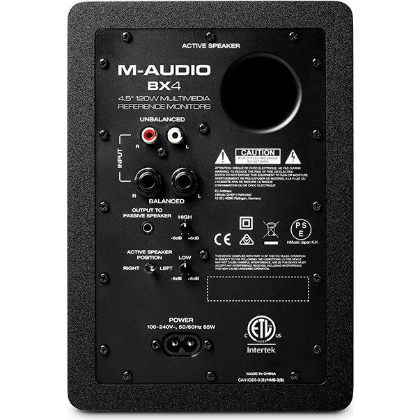 M-AUDIO（エムオーディオ） M-Audio BX4 モニタースピーカー 4.5インチ