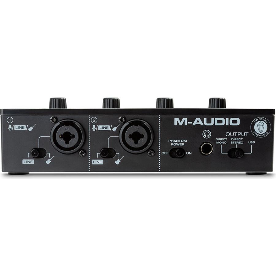 M-Audio M-Track Duo コンボ入力2系統 ファンタム電源搭載 48-KHz 2チャンネル USBオーディオインターフェース｜aion｜03