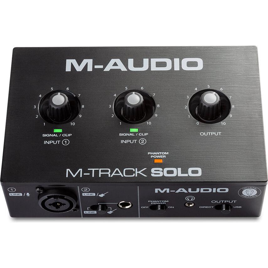 M-Audio M-Track Solo コンボ入力 ファンタム電源搭載 48-KHz 2チャンネル USBオーディオインターフェース｜aion｜04