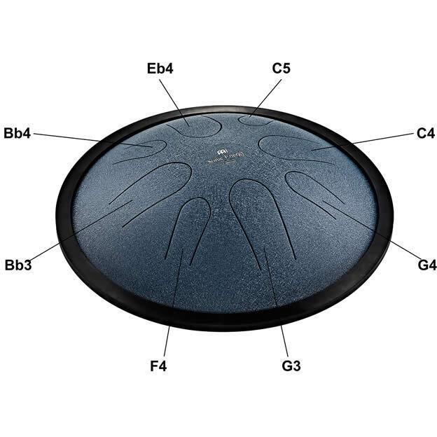 MEINL CSTD2NB マイネル Sonic Energy スチール タングドラム Cマイナー A=432Hz 10インチ マレット付属_5