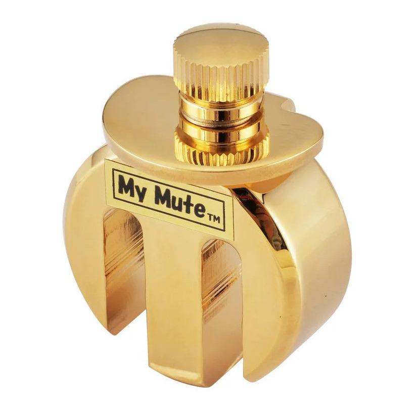 My Mute MM-V バイオリン用ミュート 4/4サイズ用 大きな消音効果 ねじ固定式 高級金メッキ仕上げ | 
