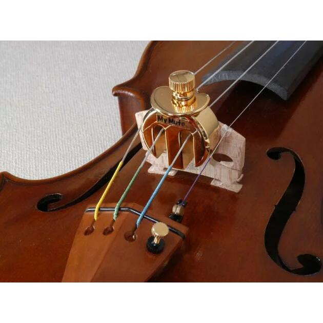 My Mute MM-V バイオリン・ビオラ用 ミュート 4/4サイズ用 大きな消音