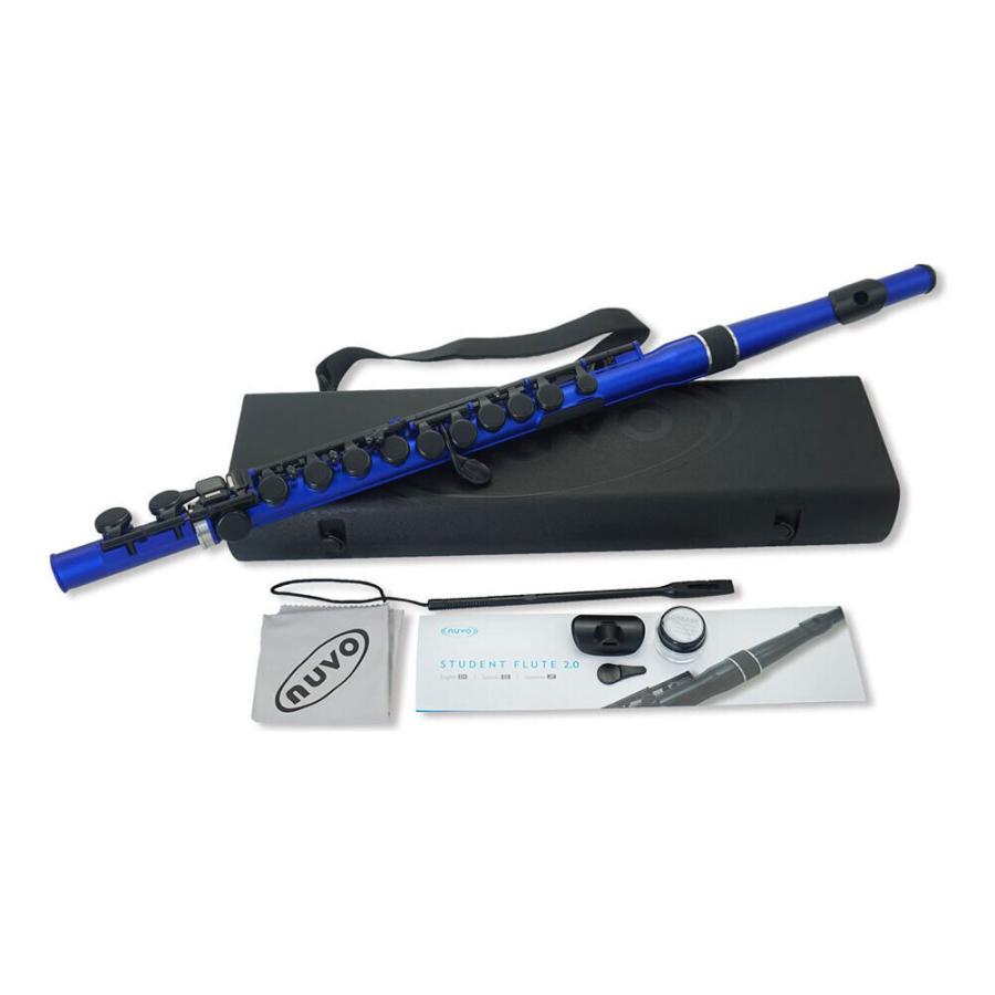 NUVO N235SFBB STUDENT FLUTE2.0ブルー/ブラックC足部管標準装備 