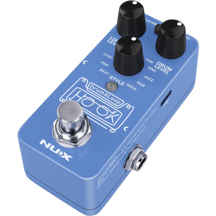 NUX NDL-3 HOOK Drum ＆ Loop ルーパー ペダル : さくら山楽器 - 通販