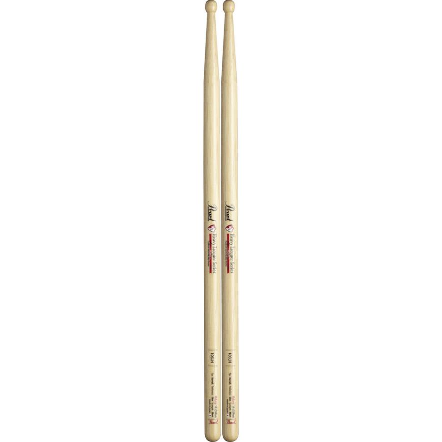 [ドラムスティック×6ペア]Pearl 103LH ヒッコリー ドラムスティック クリアヘビーラッカーフィニッシュ [14x384]_1