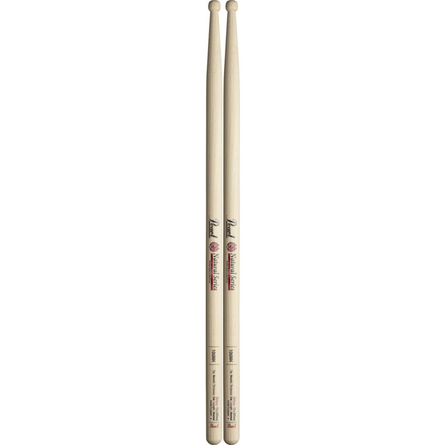 [ドラムスティック×6ペア]Pearl 106NH ヒッコリー ドラムスティック ナチュラルフィニッシュ [15x405]_1