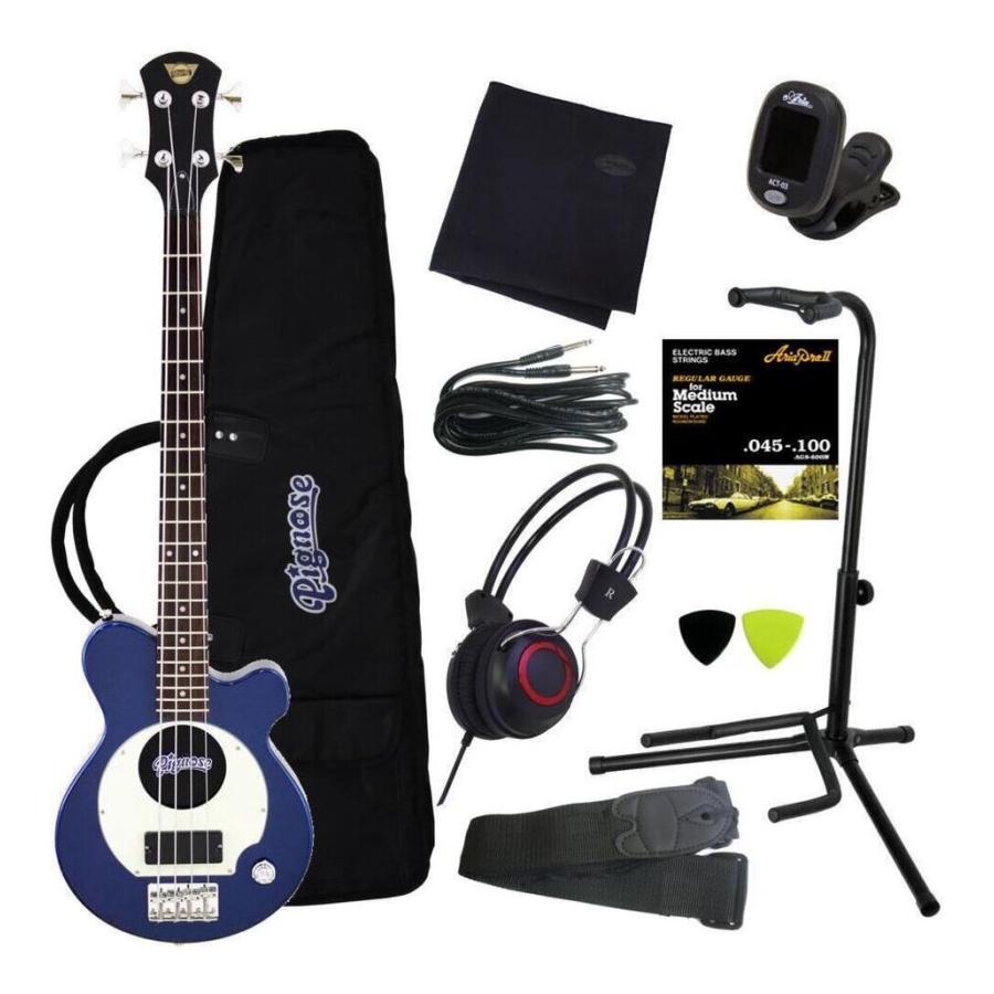 Pignose PGB-200 MBL/豪華10点セット スピーカー内蔵ミニベース