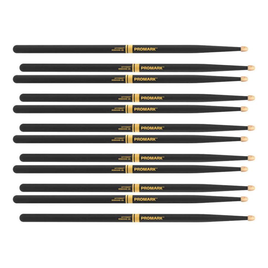 ProMark R2BAG/6ペア Rebound ActiveGrip ヒッコリー ドラムスティック