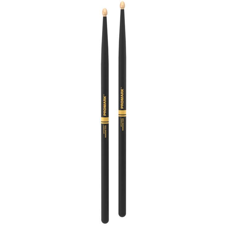 ProMark R5AB-AG/6ペア Rebound 5AB ActiveGrip Black ヒッコリー ドラムスティックの画像