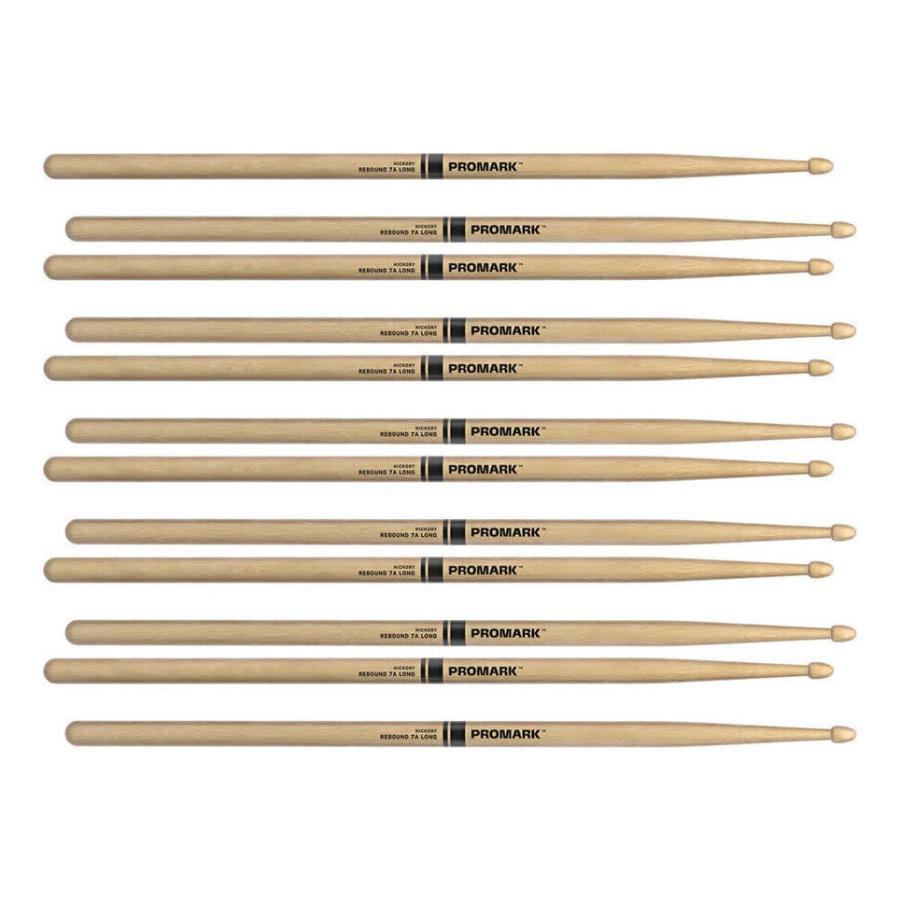 ProMark RBH535LAW/6ペア Rebound ラッカーフィニッシュ ヒッコリー ドラムスティック
