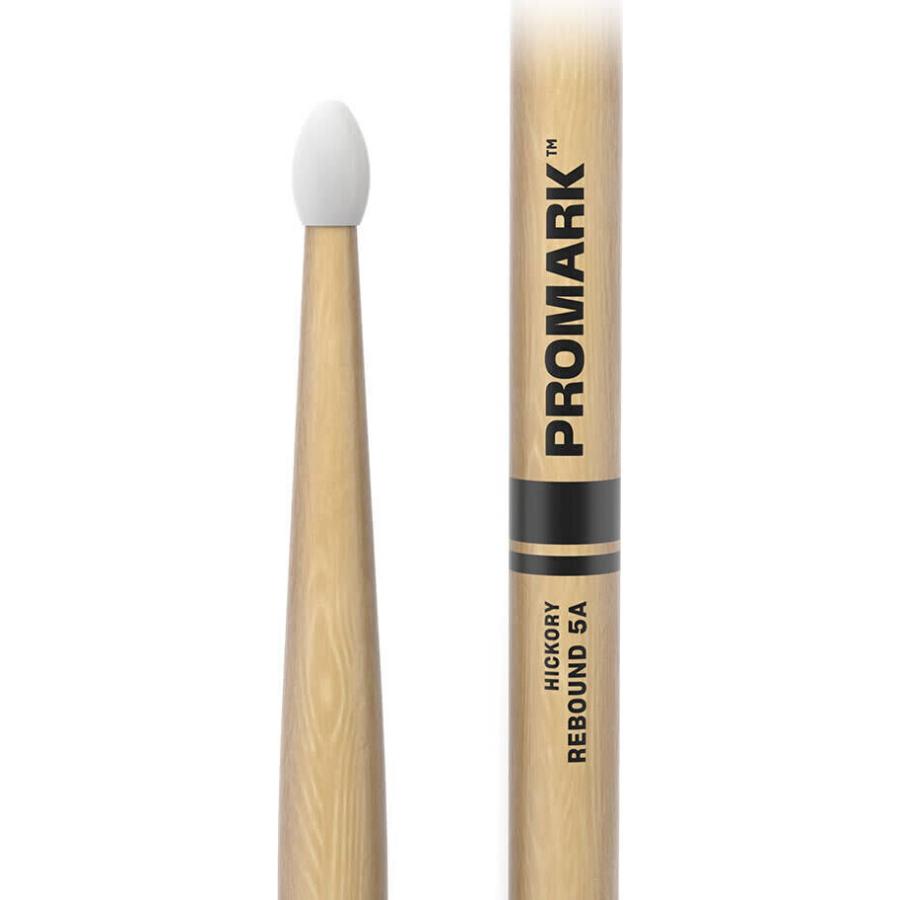 ProMark RBH565N/6ペア Rebound ラッカーフィニッシュ ヒッコリー ドラムスティックの画像