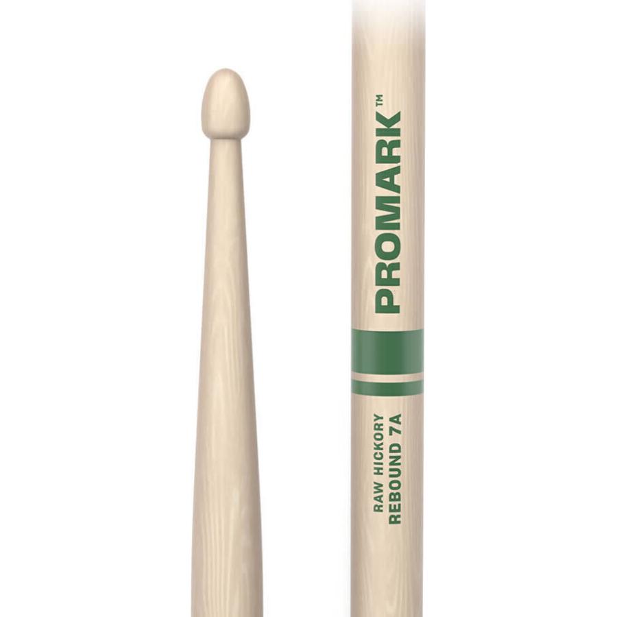 ProMark RBHR535AW/6ペア Rebound Raw (ナチュラル) ヒッコリー ドラムスティックの画像