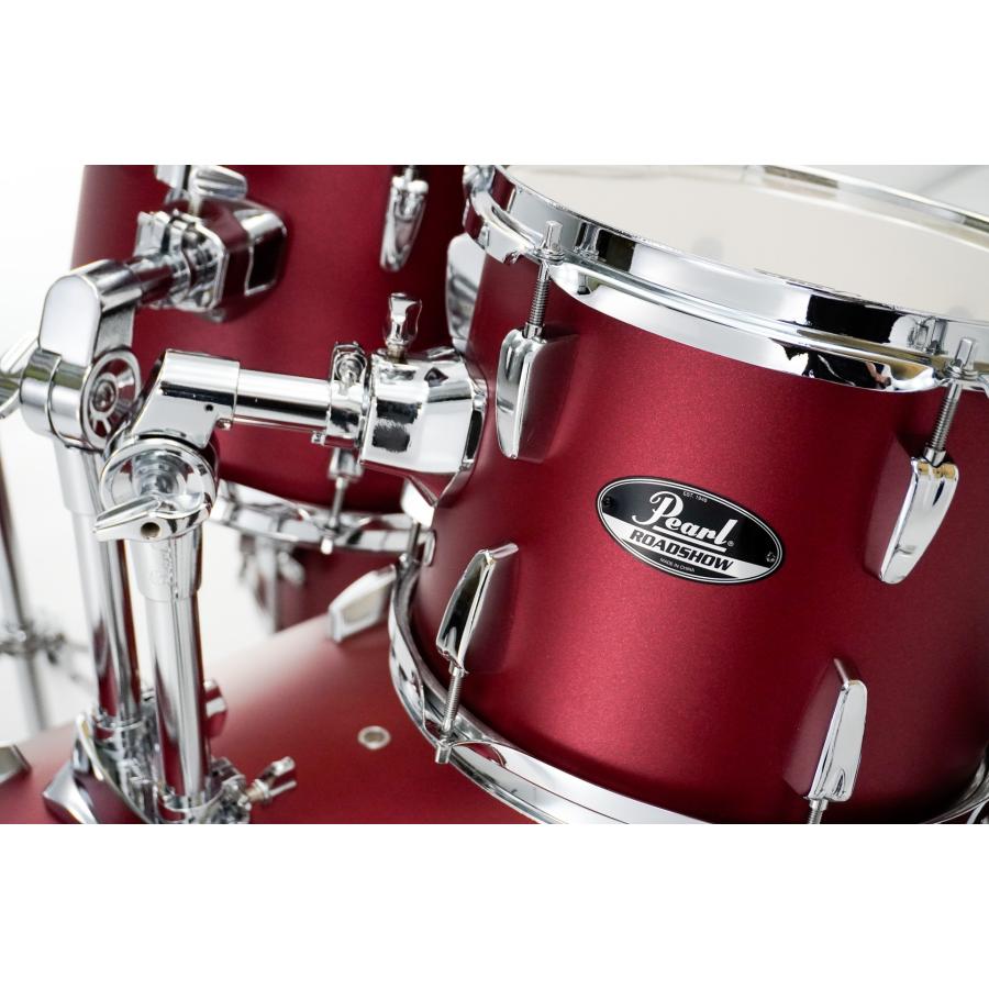 Pearl RS525SCWN/CN #747 マット レッド ROADSHOWシリーズ ドラムセット/限定カラー_5