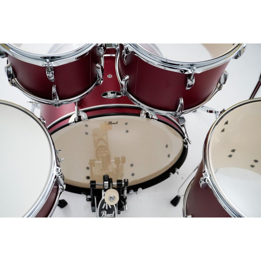 Pearl RS525SCWN/CN #747 マット レッド ROADSHOWシリーズ ドラムセット/限定カラー_6