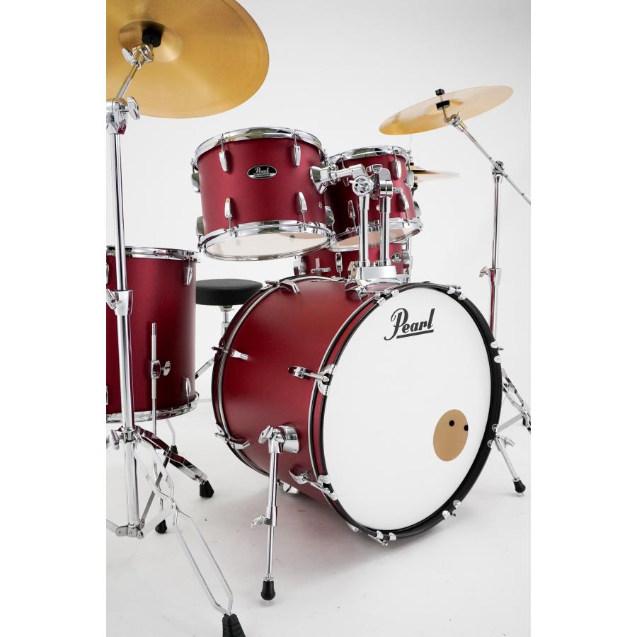 Pearl RS525SCWN/CN #747 マット レッド ROADSHOWシリーズ ドラムセット/限定カラー_8