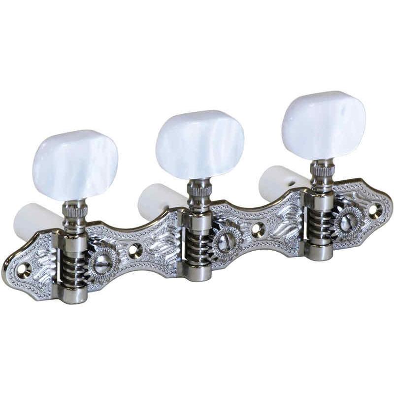 Schaller CG Hauser NI31(13) [Nickel/Acrylic(ボタン)/White(ポスト 