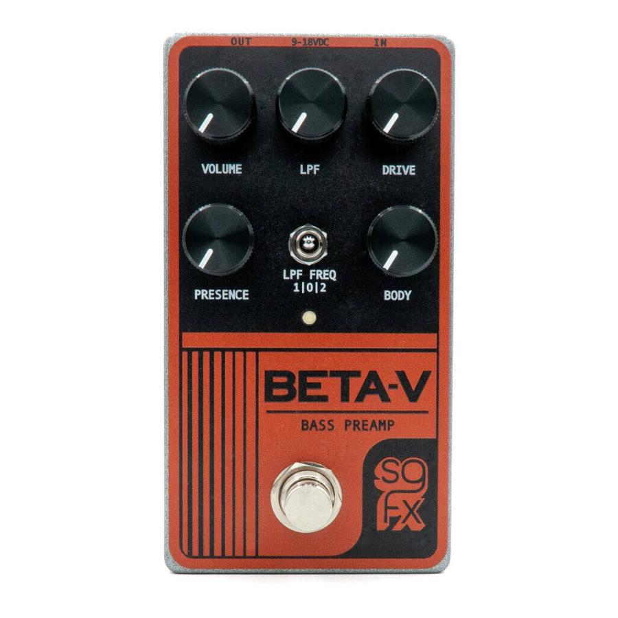 Solidgoldfx Beta V ベースプリアンプオーバードライブ SolidGoldFX BETA-V / Bass Preamp ベース用プリアンプ/オーバー