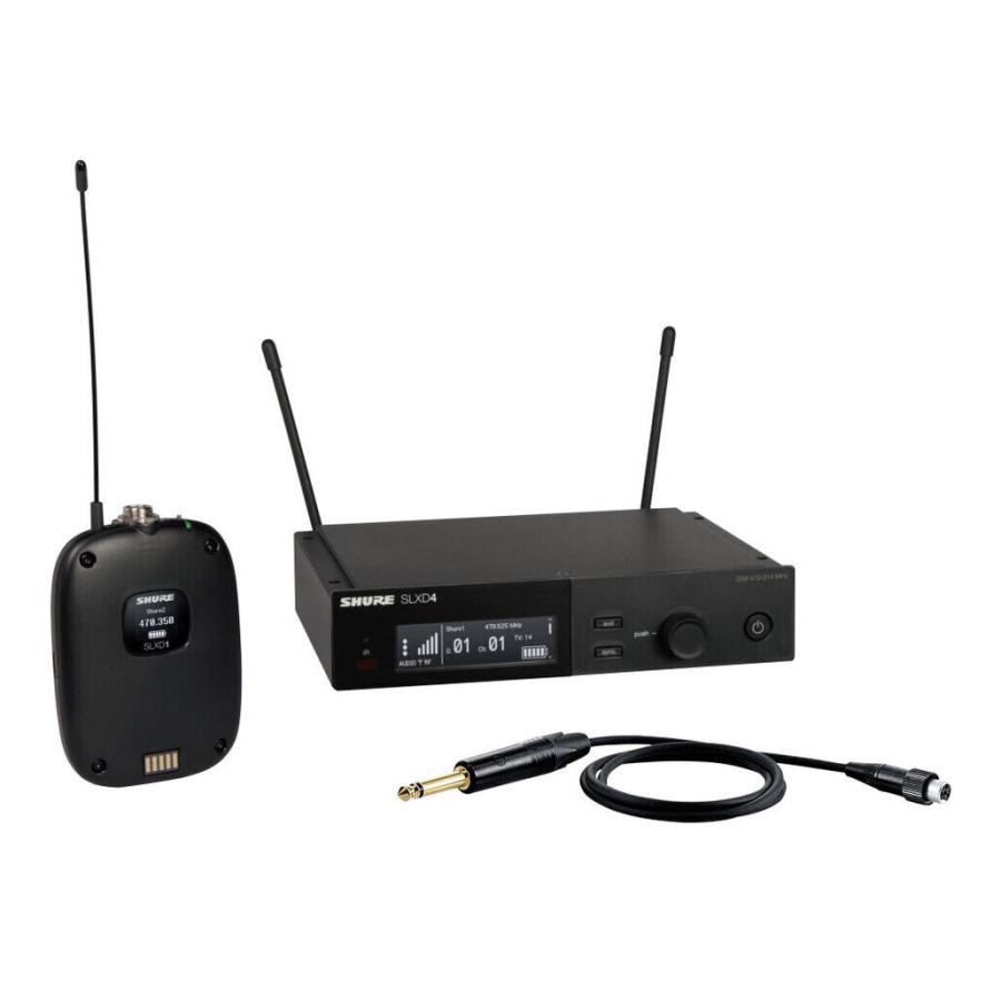 SHURE（シュア） SHURE SLXD14J-JB ボディパック型送信機+楽器用