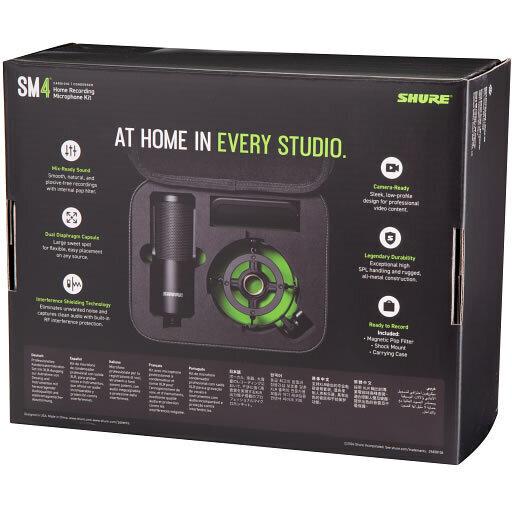 SHURE SM4-K-KIT-J ホームレコーディング用 マイクロホンキット