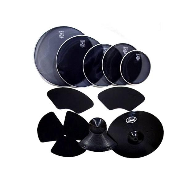 Pearl RT-SLP リズムトラベラー用 Silent PACK マッフルヘッド/ファイバーシンバルセット | Rhythm Traveler