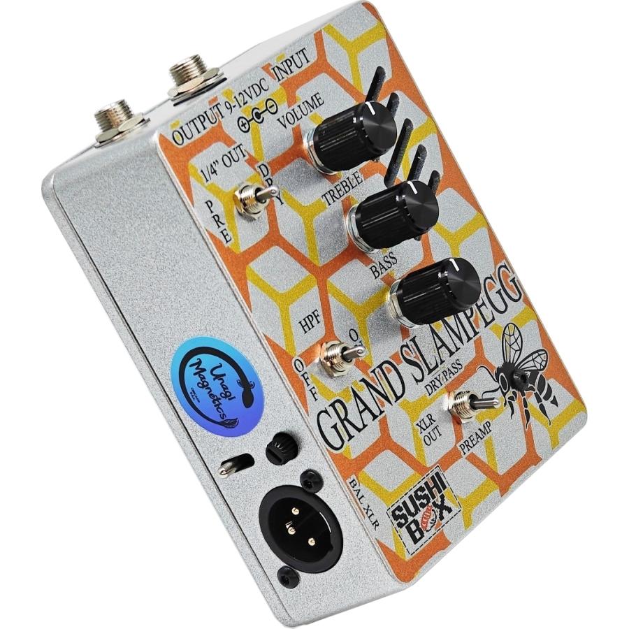 SUSHI BOX Grand Slampegg ベース用 チューブ プリアンプ 真空管搭載