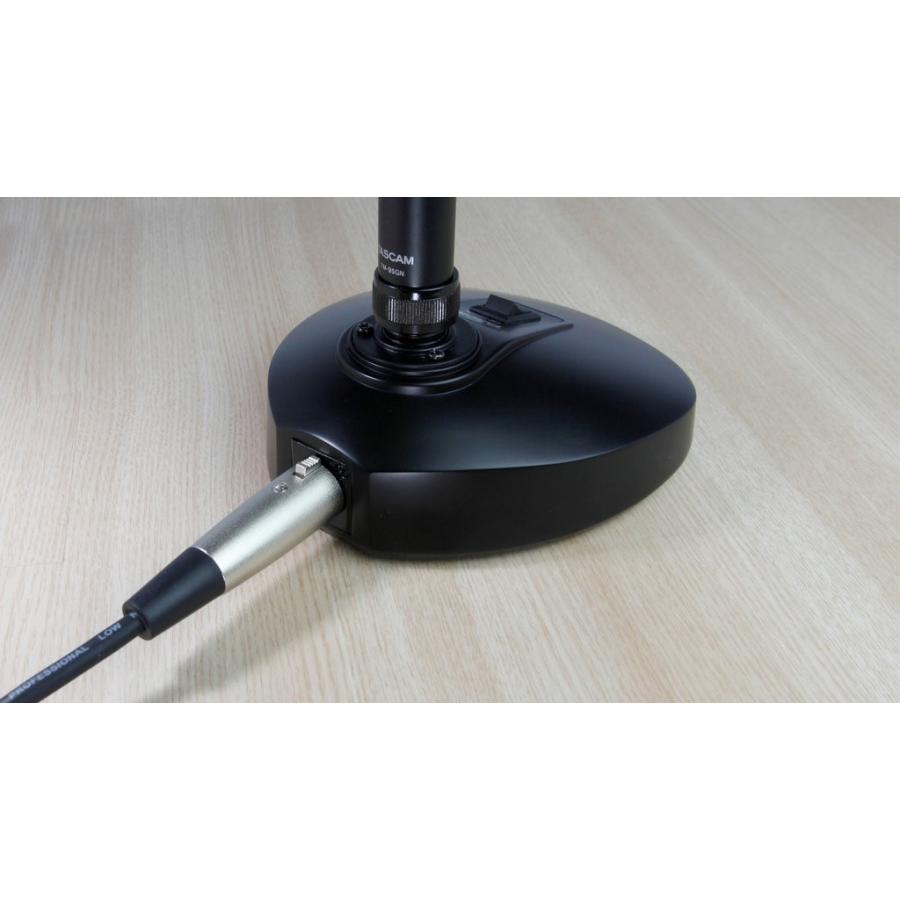 コンデンサーマイク◆配信・リモートワーク・オフィス◆TASCAM◆TMー95GM TM-95GN | インターネット生放送用グースネックコンデンサー