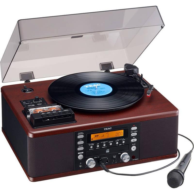 TEAC LP-R560K-WA ターンテーブル/カセットプレーヤー付CDレコーダー