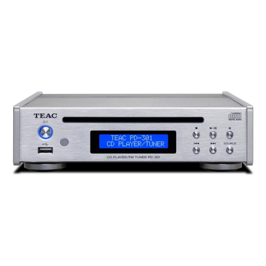 TEAC（ティアック） TEAC PD-301-X/S CDプレーヤー/FMチューナー