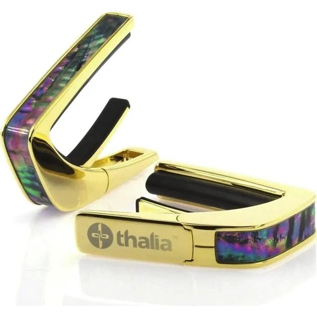 Thalia Capos Black Ripple/24K Gold タリア カポ Exotic Shellシリーズ ギター用 カポタストの画像