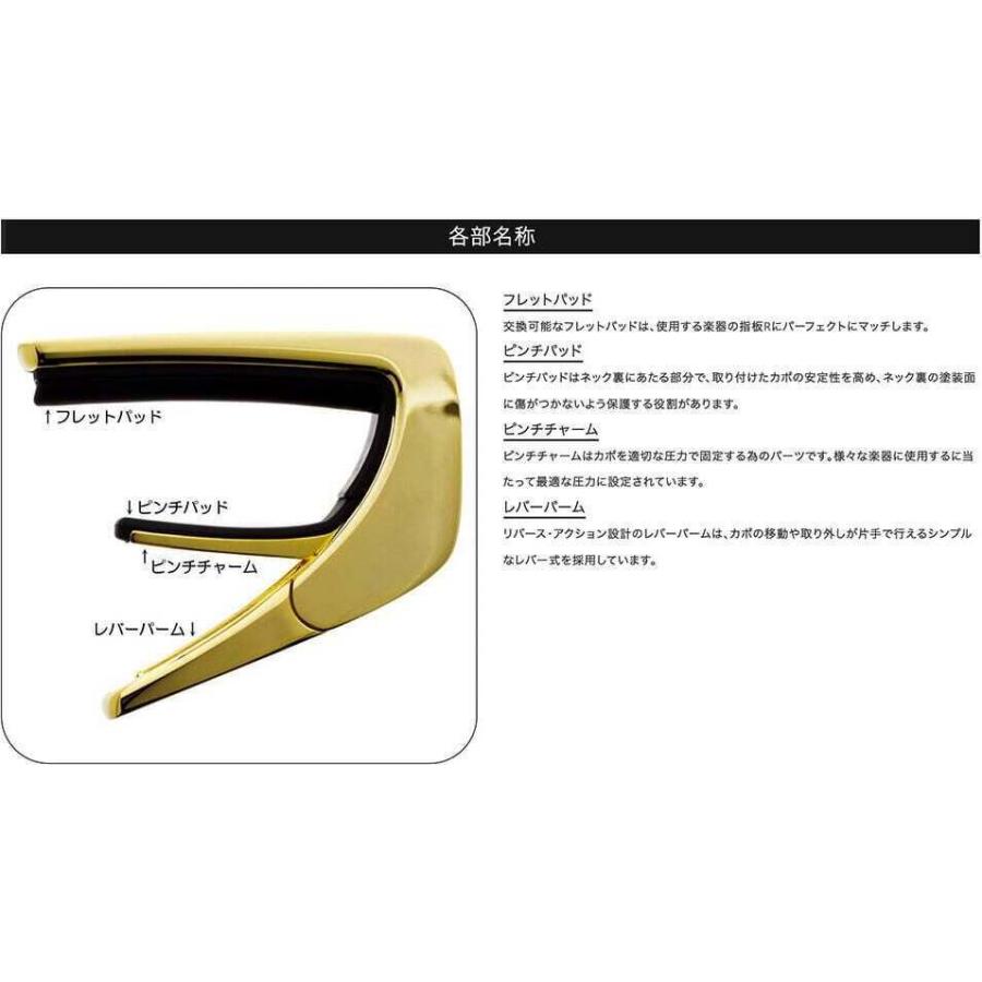 Thalia Capos Electric Blue Angel Wing/Black Chrome タリア カポ Exotic Shellシリーズ ギター用 カポタストの画像
