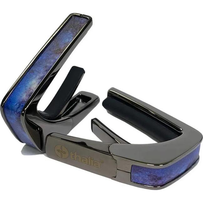 Thalia Capos PEARL MILKY WAY/Black Chrome タリア カポ DELUXEシリーズ ギター用 カポタストの画像