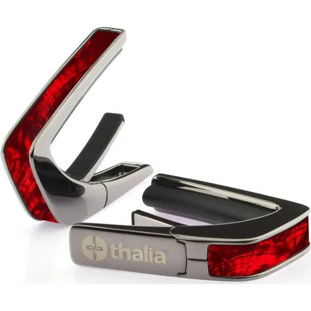 Thalia Capos Red Angel Wing/Black Chrome タリア カポ Exotic Shellシリーズ ギター用 カポタストの画像