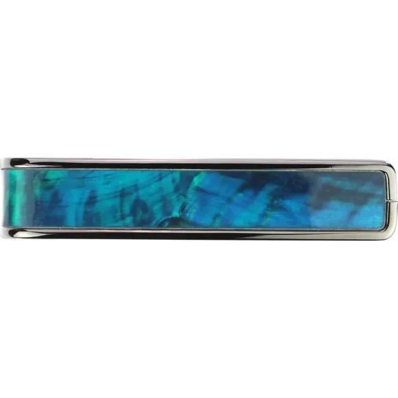 Thalia Capos Teal Angel Wing/Black Chrome タリア カポ Exotic Shellシリーズ ギター用 カポタストの画像
