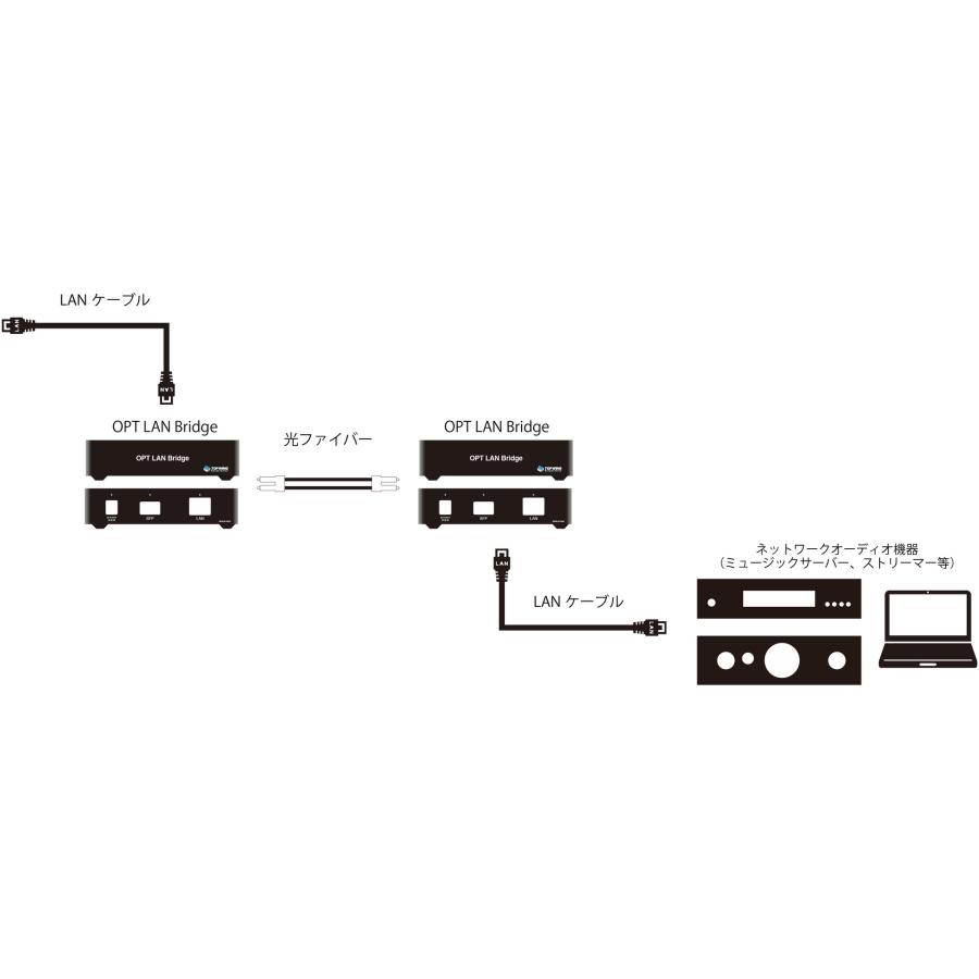 TOP WING OPT LAN Bridge / SFP-LAN メディアコンバーター : さくら山